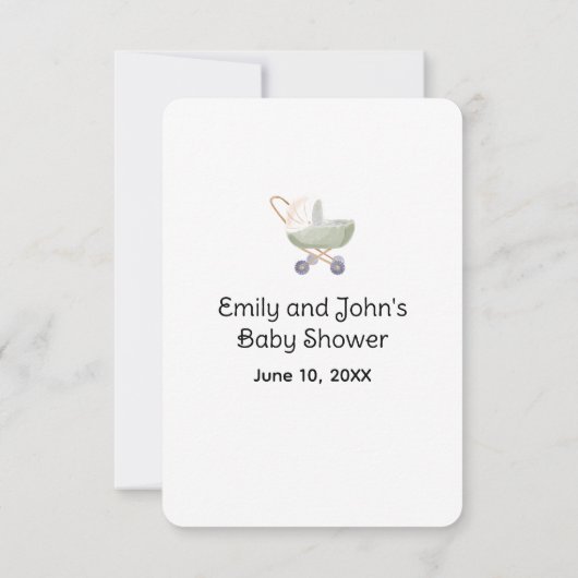 Retro Luier Raffle Baby shower behuizing Kaart (Achterkant)