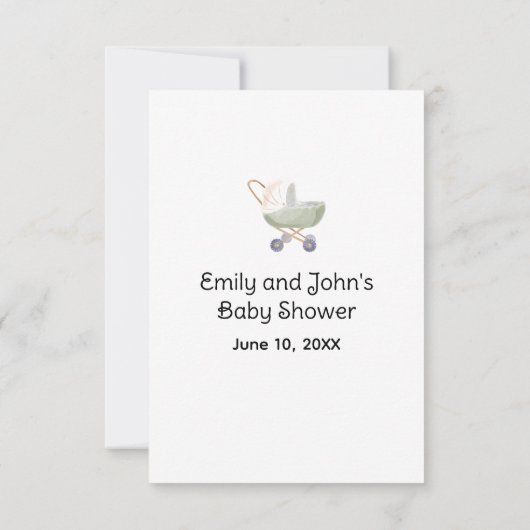 Retro Luier Raffle Baby shower behuizing Kaart (Achterkant)