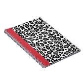 Retro Luipaard Notitieboek Cadeau (Rechterzijde)
