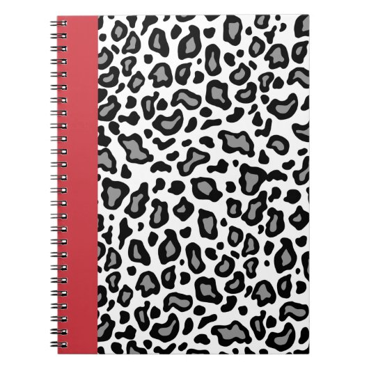Retro Luipaard Notitieboek Cadeau (Voorkant)