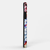 Retro-luipaard (rood, blauw, geel) Case-Mate iPhone case (Achterkant/rechts)
