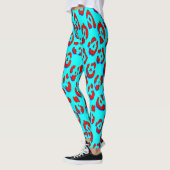 retro luipaardprint leggings (Links)