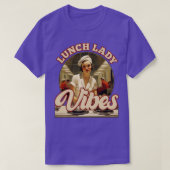 Retro  Lunch Lady Vibes T-shirt (Design voorkant)