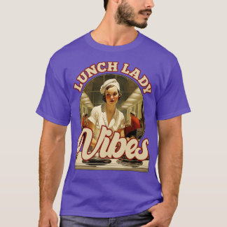 Retro Lunch Lady Vibes T-shirt