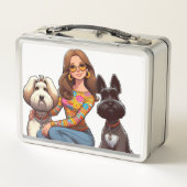 Retro lunchbox –  stijl, dagelijks plezier! 🎒✨ (Achterkant)