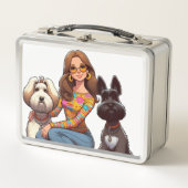 Retro lunchbox –  stijl, dagelijks plezier! 🎒✨ (Voorkant)