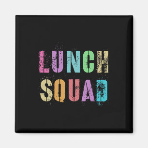Retro Lunchteam Byck naar school Kantoor Voedselse Magneet