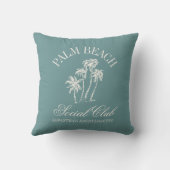 Retro Luxe Bachelorette Feest Social Club Buitenkussen (Achterkant)