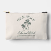 Retro Luxe Beach Social Club Logo Bachelorette Etui (Voorkant)