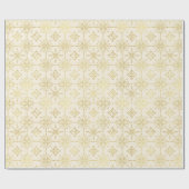 Retro Luxe Midden-Eeuwse Feestdagen Cadeaupapier (Vlak)