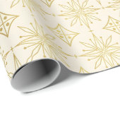 Retro Luxe Midden-Eeuwse Feestdagen Cadeaupapier (Rol Hoek)
