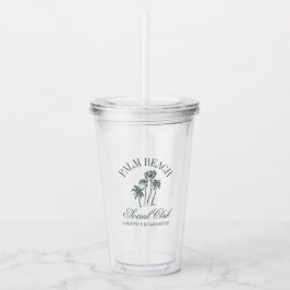 Retro Luxe Social Club Meisjesuitje Acryl Drinkbeker