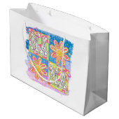 Retro Ma Ma Groot Cadeauzakje (Achterkant Gekanteld)