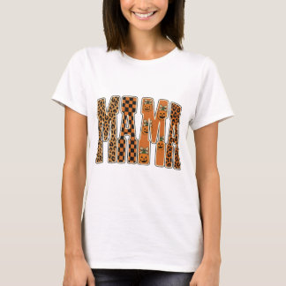 Retro ma pumpkin leopard png|halloween mom png|t t-shirt