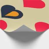 Retro maakt Valentijnse warm die papier oppakken (Hoek)