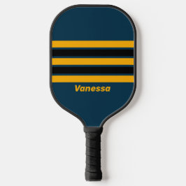 Retro Maanlicht Getijde Overdwars Strepen met Naa Pickleball Paddle
