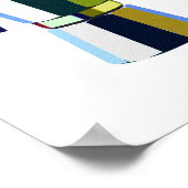 Retro macchinetta Italiaanse espresso koffiekunst Poster (Hoek)