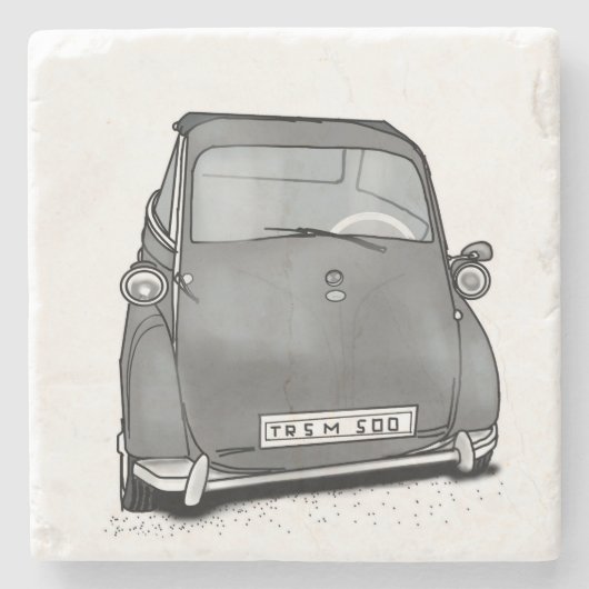 retro machine stenen onderzetter (Voorkant)