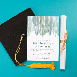 Retro Macrame Fringe | Uitnodiging tot Afstuderen