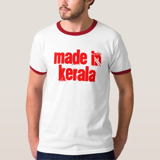 Retro Made in Kerala T-Shirt (Voorkant)