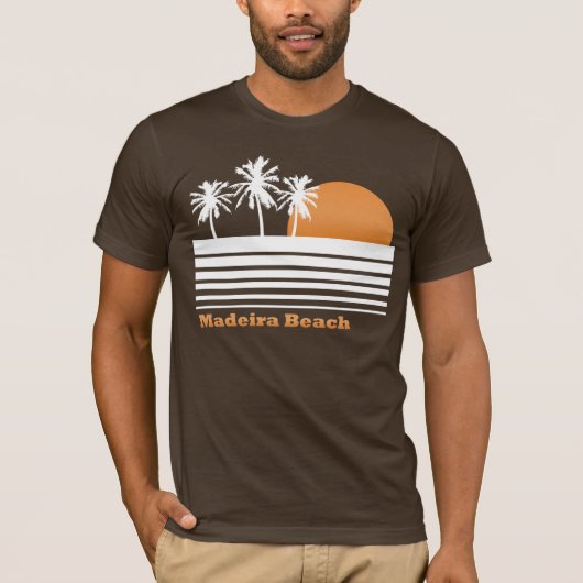 Retro Madeira Beach T-Shirt (Voorkant)