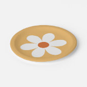 Retro Madelief Boho gele Papieren Bord (Gekanteld)