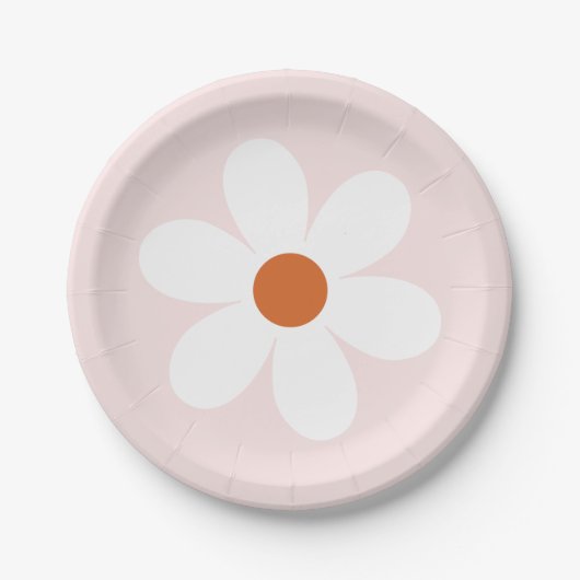 Retro Madelief Boho Papieren Bord (Voorkant)