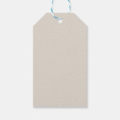 Retro Madelief Boho Terracotta Natuurlijk 50ste Ve Cadeaulabel (Achterkant)