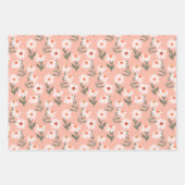 Retro Madeliefje Delight Inpakpapier Vel (Voorkant)