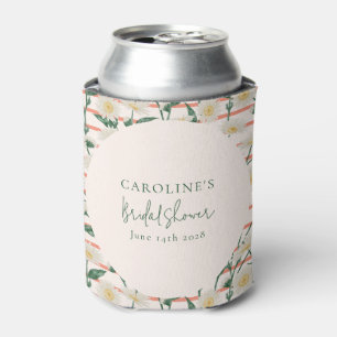 Retro Madeliefjes Bloem Groen Bruiloft Feest Custo Blikjeskoeler