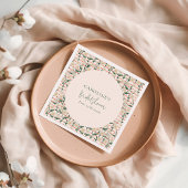 Retro Madeliefjes Bloem Groen Huwelijksfeest Custo Servet