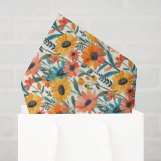 Retro Madeliefjes Bloem Papier