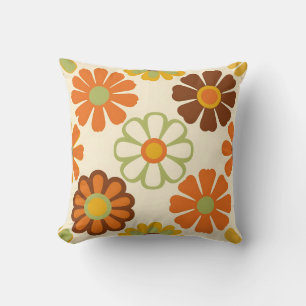 Retro Madeliefjes Bloemmotief Kussen