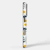 Retro Madeliefjes Bloemmotief Strandhanddoek Case-Mate iPhone Case (Achterkant / Rechts)