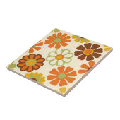 Retro Madeliefjes Bloemmotief Tegeltje (Zijkant)