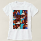 Retro  Madhuri Dixit Shahrukh Khan T-shirt (Design voorkant)