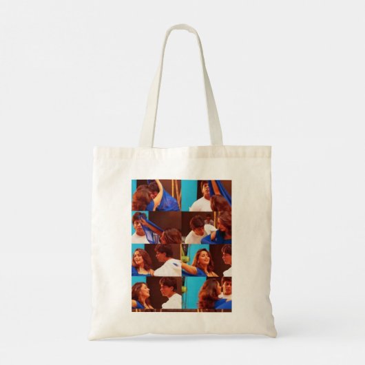 Retro Madhuri Dixit Shahrukh Khan Tote Bag (Achterkant)