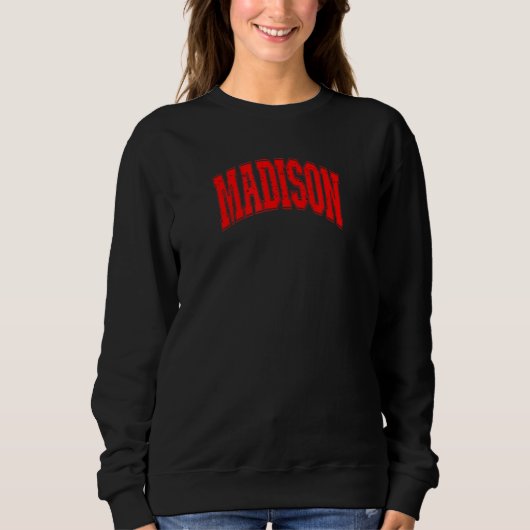 Retro Madison City USA Trui (Voorkant)