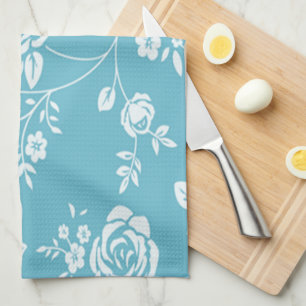 Retro_Maggie-Floral_Maggie Blue* Custom Color_ Theedoek
