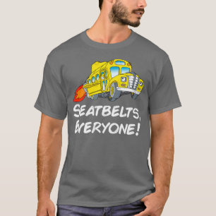 Retro  Magic Cartoons School Bus Kinder cadeaus T-shirt