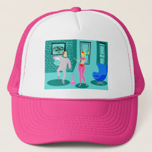 Retro Magical Genie Trucker Hat Pet