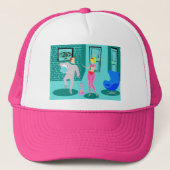 Retro Magical Genie Trucker Hat Trucker Pet (Voorkant)
