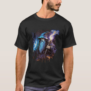 Retro Magische Tovenaar Fantasie 3 T-shirt