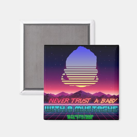 Retro Magnet (Voorkant / Achterkant)