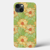 Retro Magnolia Pattern Case-Mate iPhone Case (Achterkant)