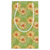 Retro Magnolia Pattern Klein Cadeauzakje (Voorkant)