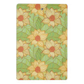 Retro Magnolia Pattern Mini Klembord (Achterkant)