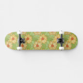 Retro Magnolia Pattern Skateboard (Horizontaal)
