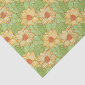 Retro Magnolia Pattern Tissuepapier (Detail)