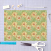 Retro Magnolia Pattern Tissuepapier (Craft)